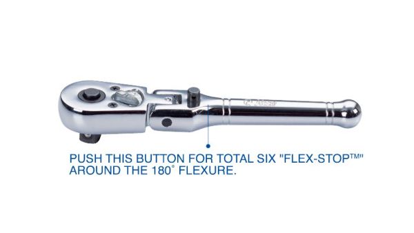 Трещотка шарнирная с быстрым сбросом // Hans