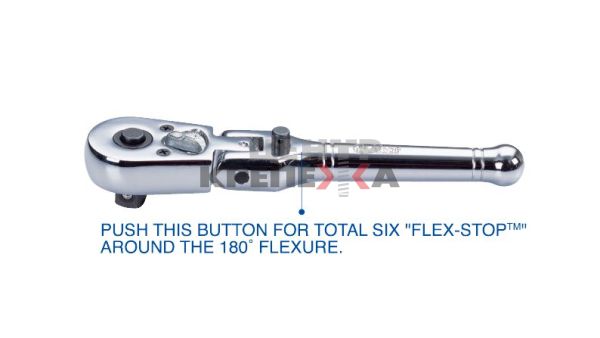 Трещотка шарнирная с быстрым сбросом // Hans