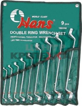 Комплект накидных ключей 75° // Hans